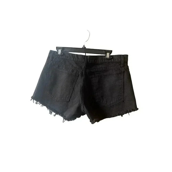 NEw Ramy Brook Christy low rise Shorts Black Denim Distressed Size 29 - Picture 9 of 13